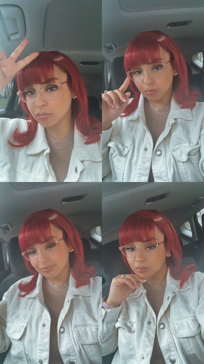 I love red hair on me 🥰