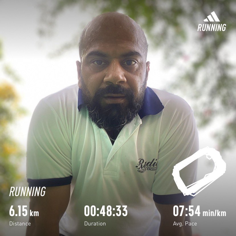 sethideeps's tweet photo. 📍 Tuesday Morning

Chasing #aprilrunninggoal

76 of 125 KMs 🏃‍♂️ Completed 🎯 

Journey from FAT to FIT is long &amp; tough..but with consistency it’s effective &amp; durable. 🏋️‍♀️ 🏃‍♂️ 

#running #deepaksfitnessworld #deepaksjournal #runningisfun #morningrun #runnerscommunity #dailyrunning https://t.co/JctXyR9yVC