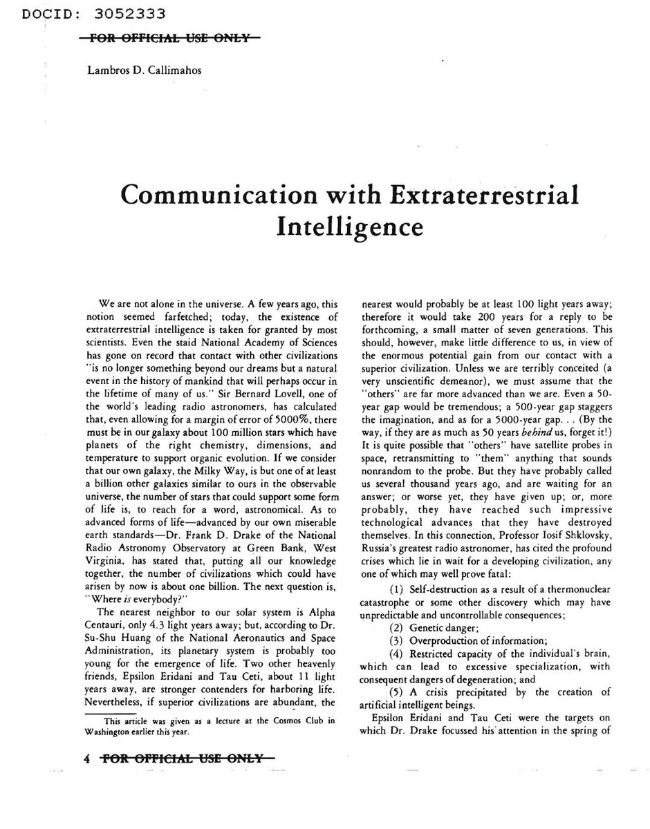 SHHHH 🤫 .. PASS IT ON ♻️

Communication with #Extraterrestrial Life - 
ACTUAL #CosmicDisclosure