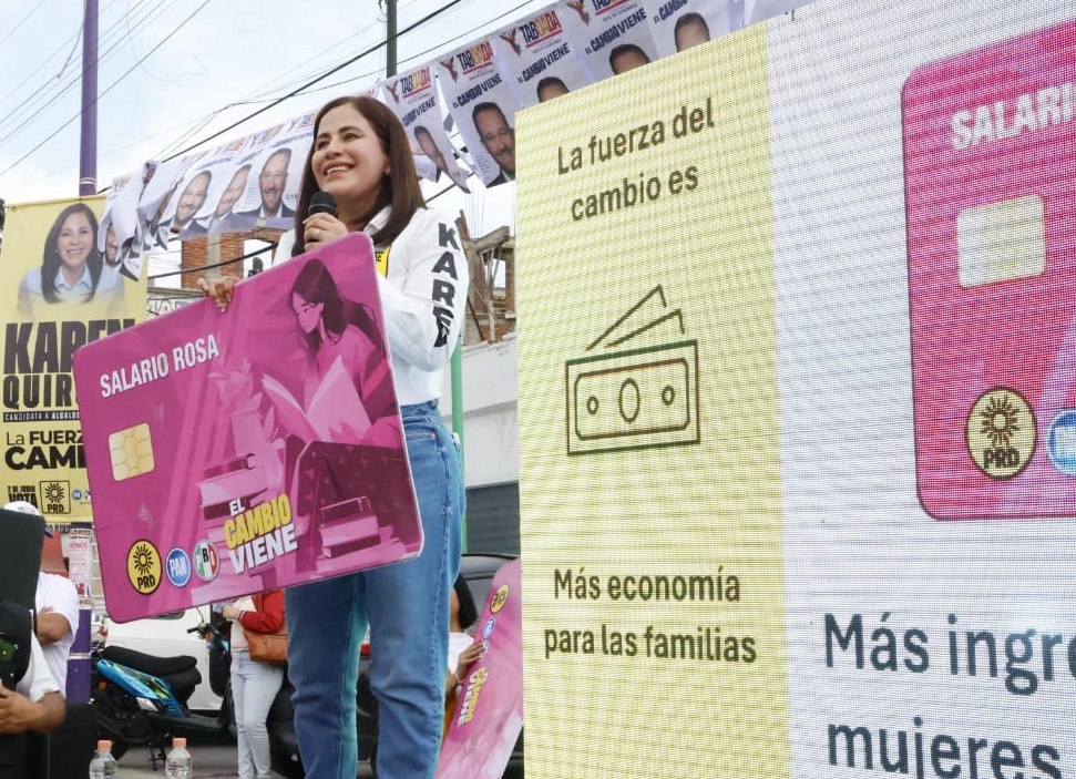 #LaFuerzaDelCambio es tener la convicción de llevar a cabo acciones que traigan mejores condiciones de vida, con más seguridad, más agua y apoyos sociales que impulsen tu economía y la de tu familia. Vamos a ganar, vota este #2deJunio por las y los candidatos de la Coalición Va x…