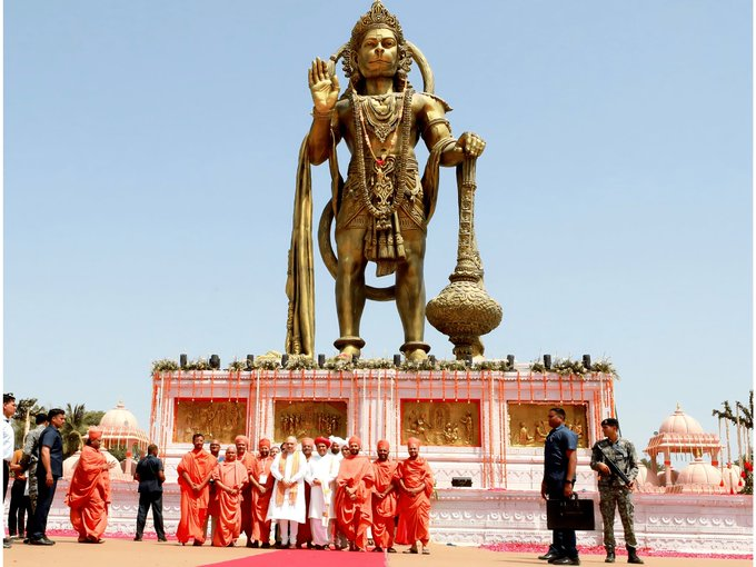 11. Hanumanji Murti at Botad Gujarat