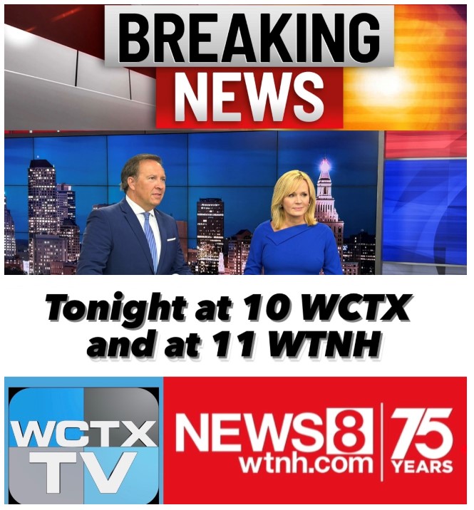 BREAKING: we are following two breaking stories at this hour. Three young runners hit by a car in Glastonbury, and several fights after a beach party in West Haven. LIVE reports on both tonight at 10 on WCTX and at 11 on WTNH News 8