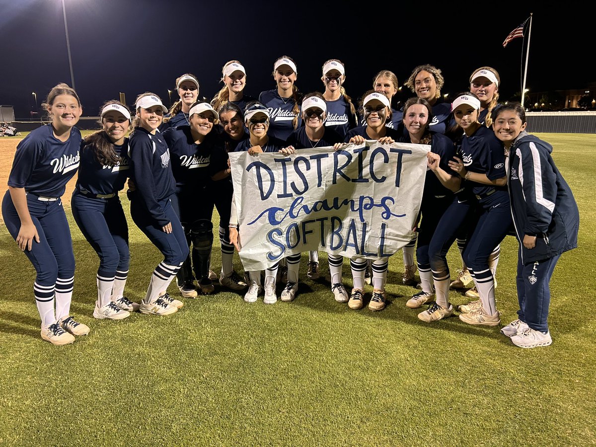 Your wildcats are UNDEFEATED District Champs!! 14-0!🏆🧹#beaboutit