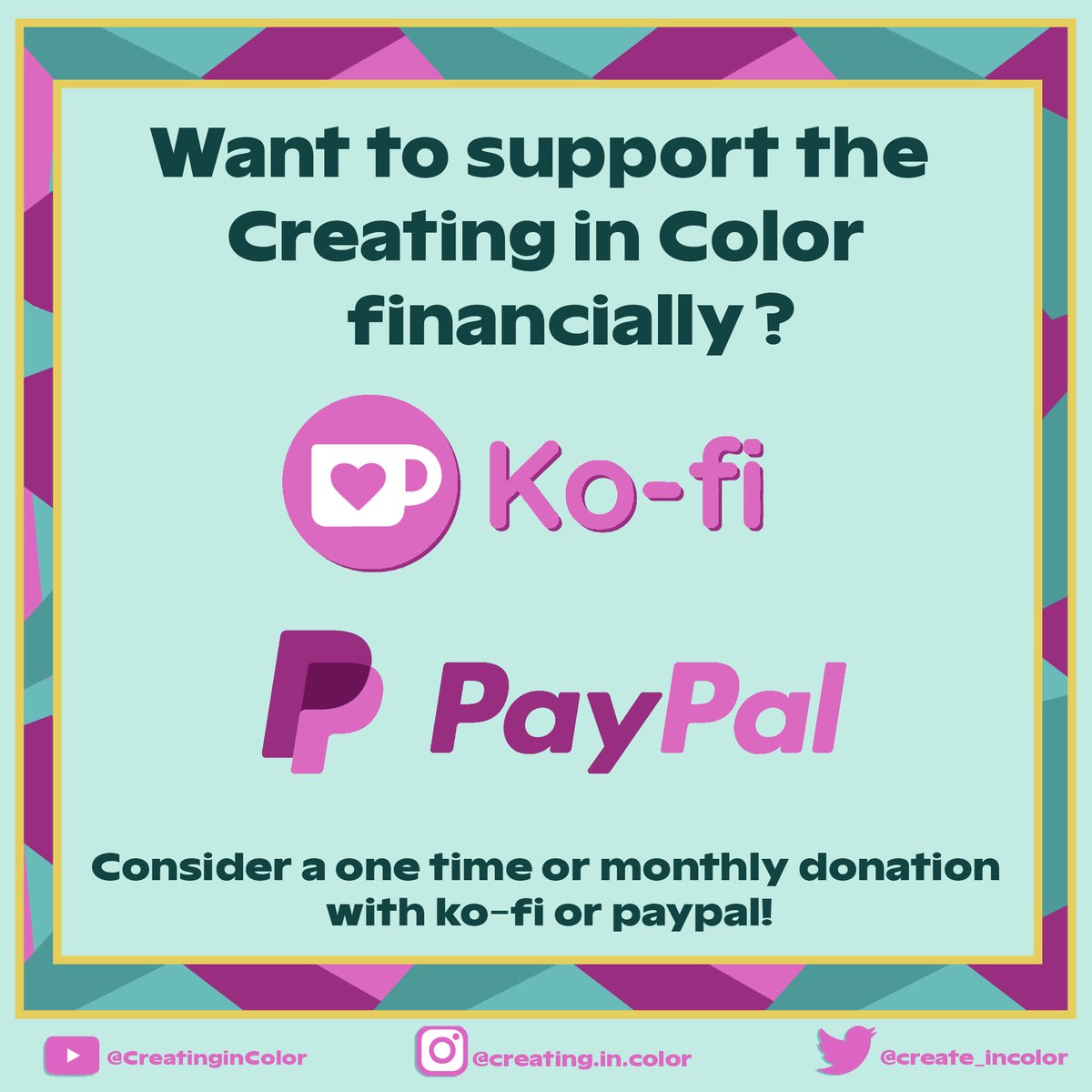 Creating in Color tweet media