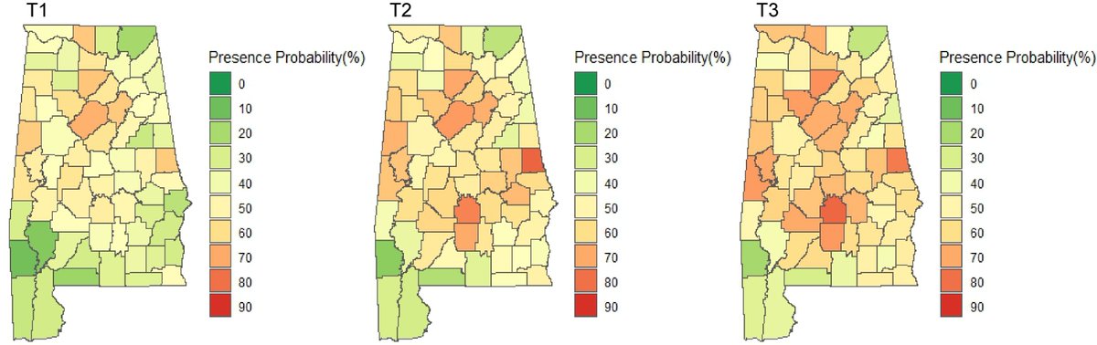 Study on nonnative invasive plant species in Alabama's forests reveals increasing infestation trends and identifies county-level modeling as key for effective monitoring. #ForestEcology #InvasiveSpecies @MaximumAcademic 
Details:maxapress.com/article/doi/10…