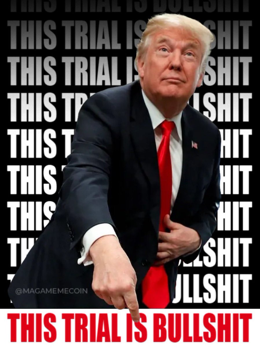 🚨New: This whole trial is nothing more than an attempt to keep Trump busy and keep him from being able to campaign. They took away any rights he had and stacked the deck against him. They have created a movie about this trial already and aired it on Peacock. The media has