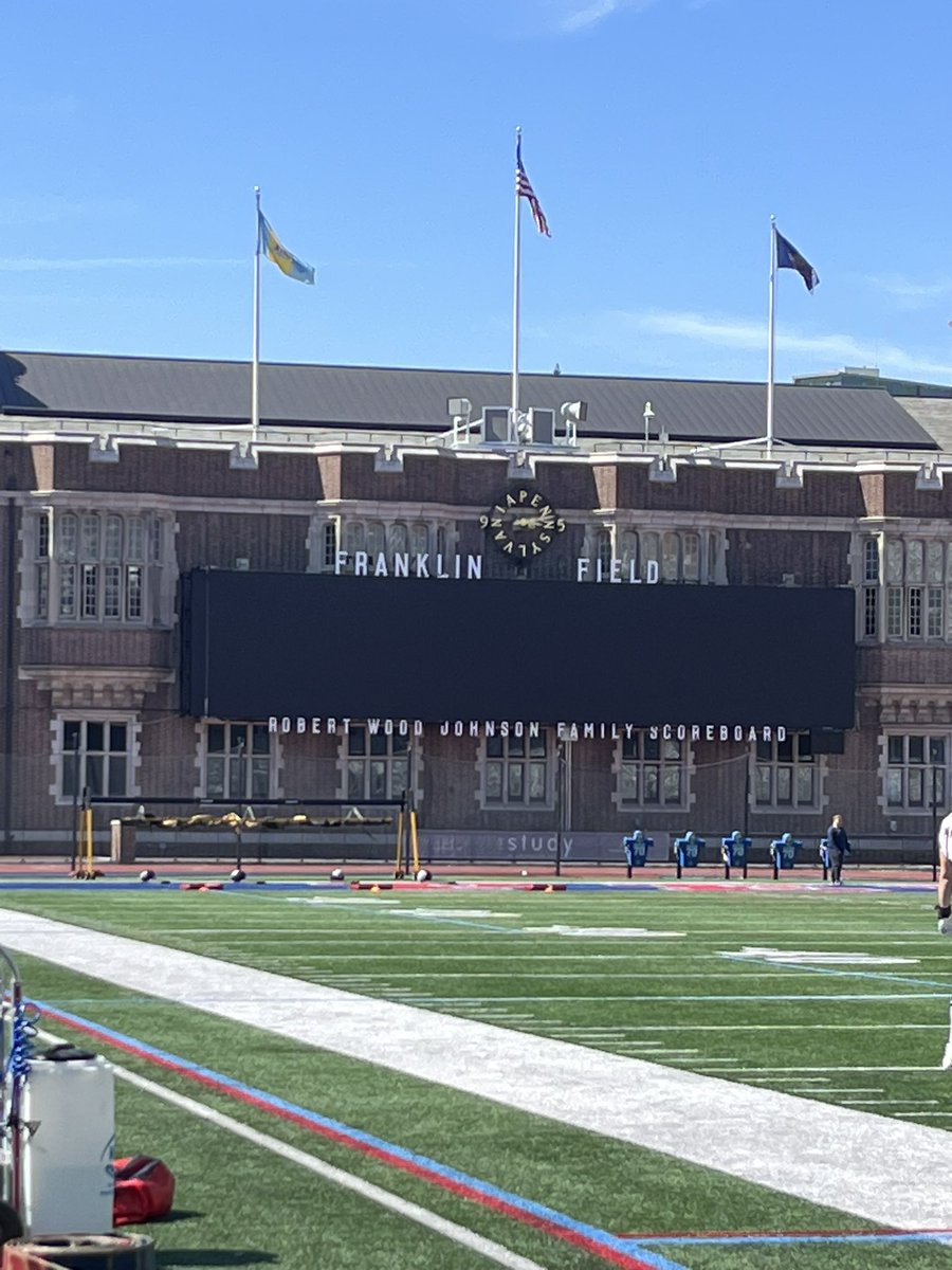 Thank you for a great afternoon on campus @PennFB looking forward to camp this summer! @CoachHughesUP @CoachPriore @Coach_Fallon @bcope51 @KMHSFootball @CoachMeisse @GoldenUkonu @CoachSalvaa @CoachCam40 @PrepRedzoneNY @jared_valluzzi