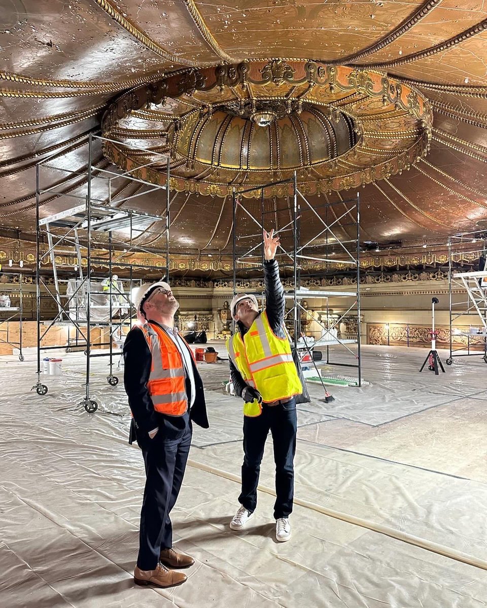 The Castro Theatre renovation is underway! Thank you Mary Conde and Dan Serot for giving me a tour of the work in progress. Looks amazing, but Summer 2025 cannot come soon enough!