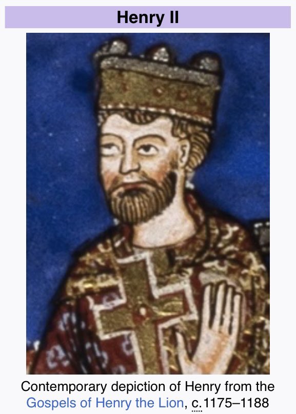 I happened to need to look up the years Henry II of England reigned, and his Wikipedia page features this picture. I can’t stop laughing. Yeah, yeah, Henry II, I know exactly how you feel.