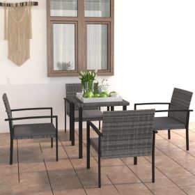 Dine under the stars in style!  This 5-piece gray poly rattan dining set adds instant elegance to your patio. Weather-resistant, easy-care & comfy, it's perfect for gatherings year-round. sunlitbackyardoasis.com/products/view/…
#PatioDining #OutdoorFurniture #PatioDining #OutdoorEssentials