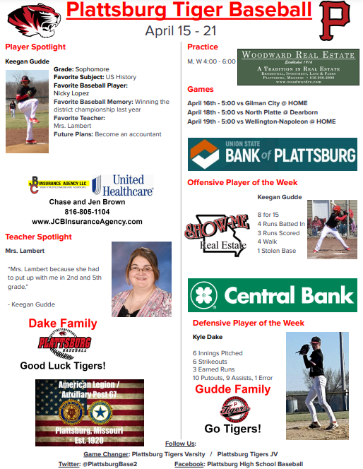 Plattsburg_Baseball tweet media