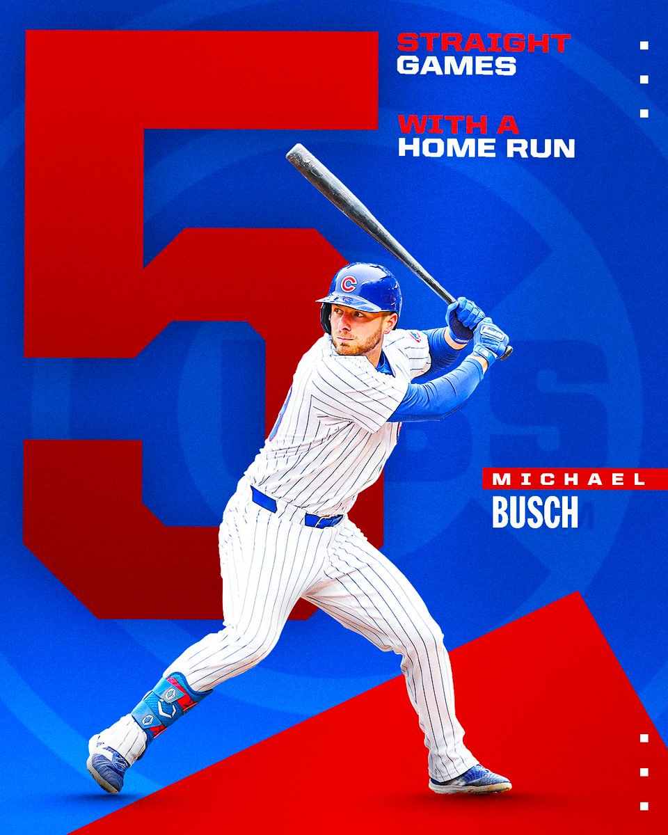 MICHAEL BUSCH HAS HOMERED IN FIVE STRAIGHT GAMES!