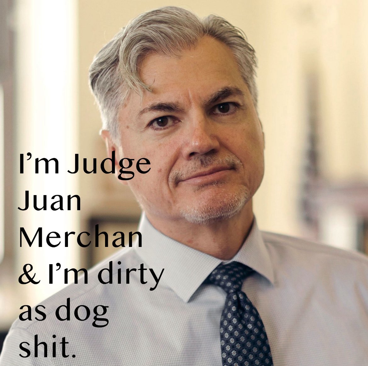 Judge Juan Merchan should be facing a judge, not playing judge & jury. New York law requires 6 degrees of separation from anyone that has a financial interest in conflict with a judges cases. His See U next Tuesday daughter works for a firm that works for Chuck Schumer for profit