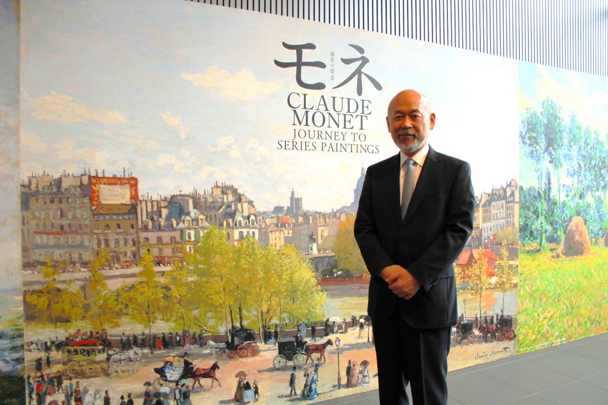 ＼＼大阪展　来場者30万人達成／／
30万人もの方々にお越しいただき、びっくりしています。
鑑賞に十分な環境でない時間帯もありますが、マナーよく、熱心にご覧になられているみなさんの姿に頭が下がります。モネ作品の魅力と30万人のみなさまの熱い思いに感激しています。

大阪中之島美術館　館長