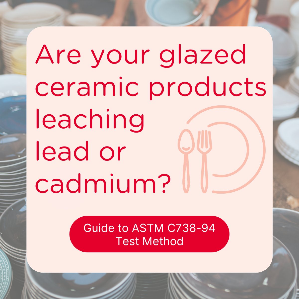 qimagroup's tweet image. Understanding #ASTM C738-94 is key to assessing #ceramic safety. This test method measures lead and cadmium levels, helping you ensure consumer safety. Learn more in our guide ▶️ ow.ly/pICA50RfRtE

#ChemicalTesting #ASTMStandard # #ASTMTesting