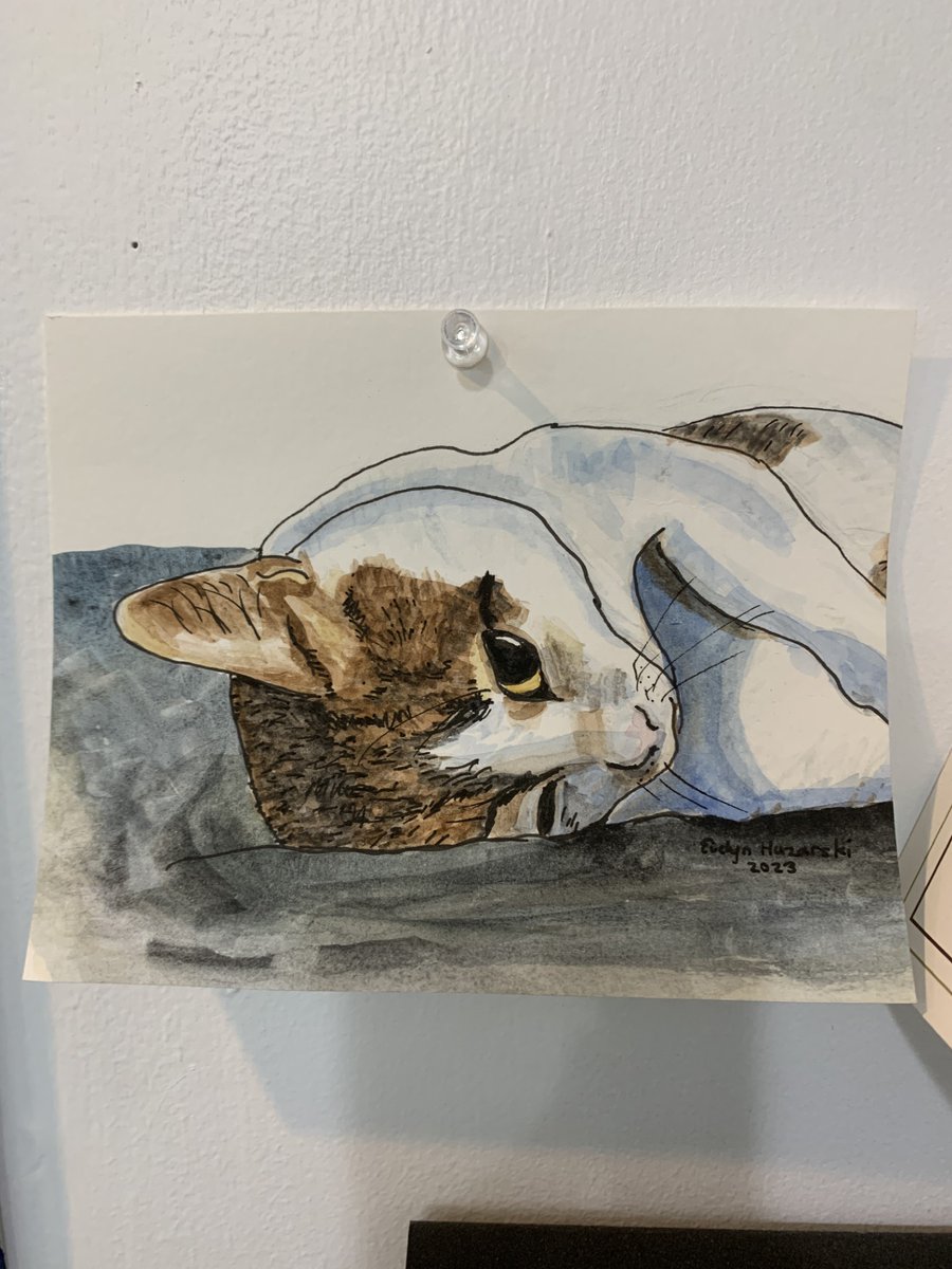 In honor of National Volunteer Week, we're spotlighting Evelyn's wonderful contributions to the BC SPCA! On top of her dedication to the animals, she has painted amazing renditions of cats in care. ❤️Learn more about volunteering with the BC SPCA at ow.ly/srP350RgEzk 🐾