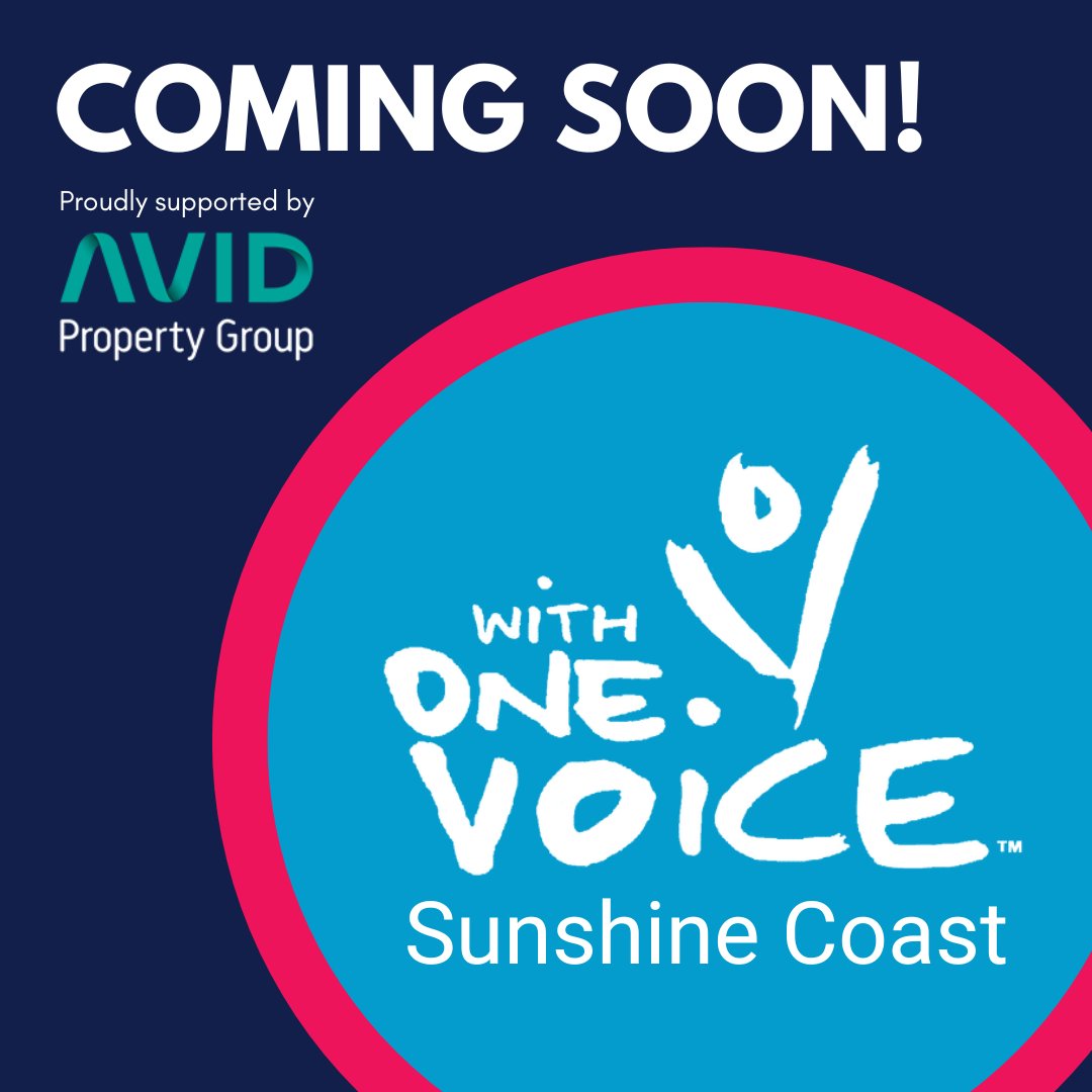 Introducing With One Voice Sunshine Coast!

We're thrilled to start our newest choir in Palmview! We're currently gathering information to help kick off the choir in May/June 2024 - express your interest now through the link below!

withonevoice.org.au/choirs/sunshin…