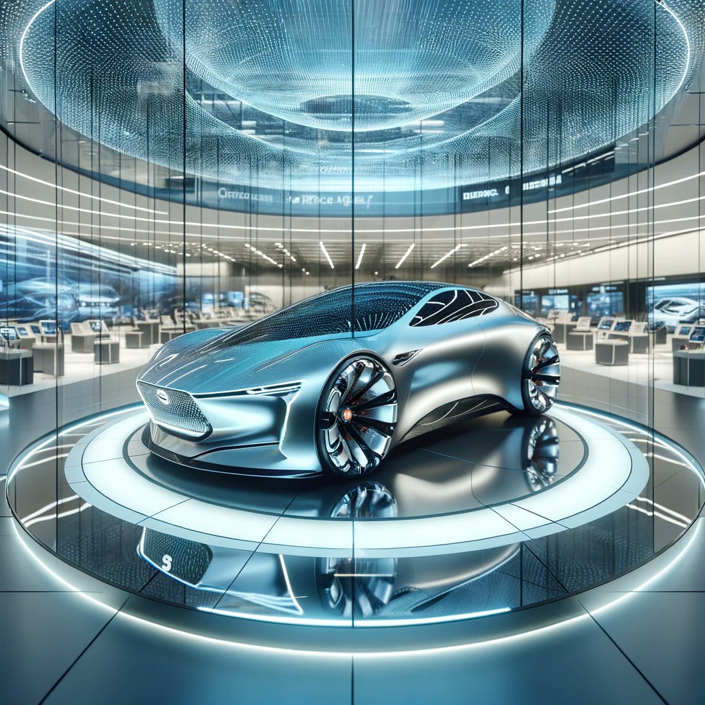 Step into the future with this sleek marvel showcased in a cutting-edge showroom. 🚀✨ Let the modern architecture and innovative design captivate your imagination. #FuturisticCars #ShowroomShowcase #InnovationStation #AutomotiveInnovation #FutureTech #CarEnthusiast #TechSavvy