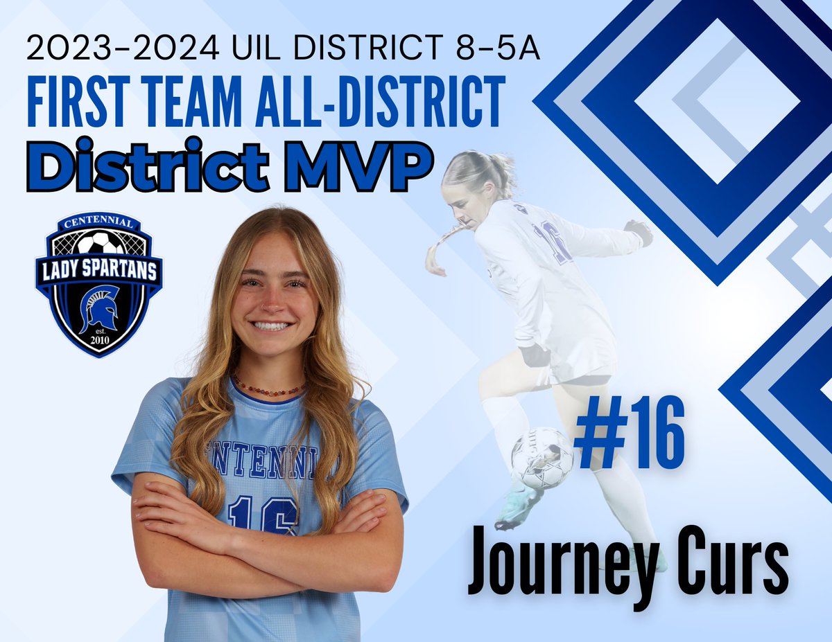 In this incredibly talented district, we are proud to announce the District 8-5A First Team and MVP! Congratulations!! @JourneyCurs