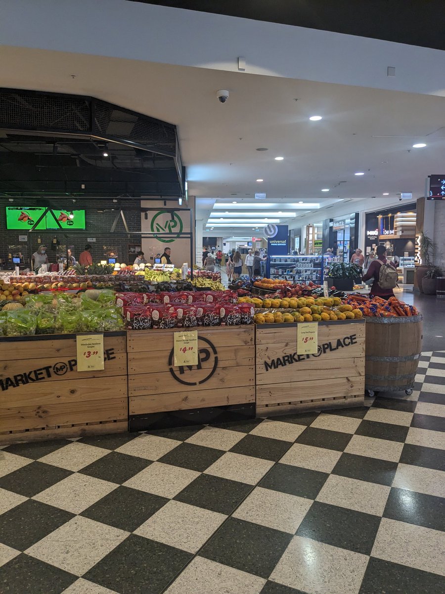 Later view of increased obstruction in Woden <a href="/westfield/">Westfield</a>. #Bondi warning