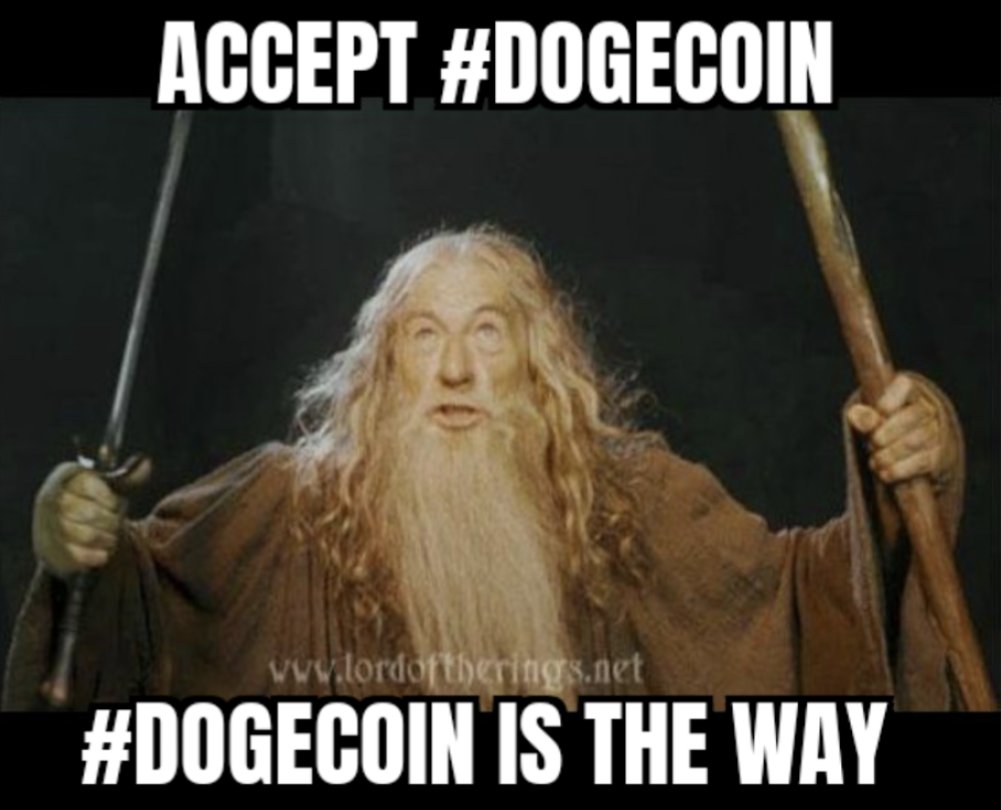 #accept #dogecoin