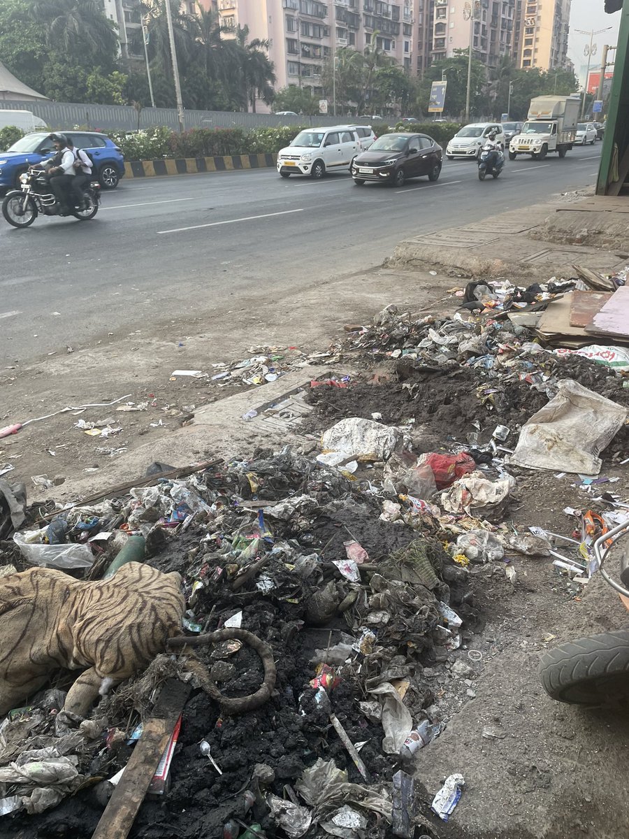 Ajit07941438267's tweet photo. Eastern express highway near Ramabai - it is formally become a dump yard ! There is no action from BMC. Health of so many families are at stake. We have been continuously asking to clear this but no action. @mybmc @mybmcWardN @BJP4India @CMOMaharashtra @lokmat @timesofindia https://t.co/UkWZo4ZL5U