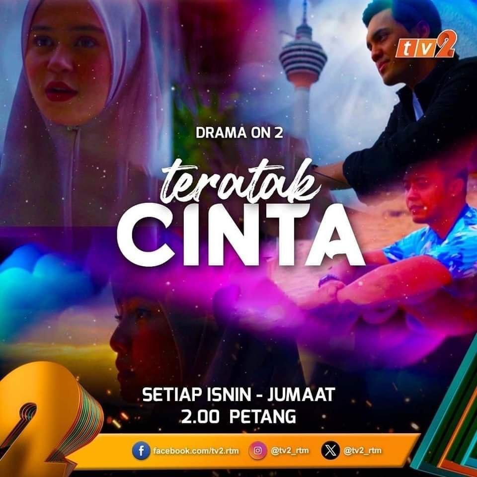 Saksikan drama bersiri #TeratakCinta (Ep. 23) lakonan Dayang Areeda, Ali Reza, Taufiq Hanafi, Shakilla Khoriri, Kuniey Muzani dan Riezman Khuzaimi pukul 2:00 petang ini di TV2. #DRAMAON2