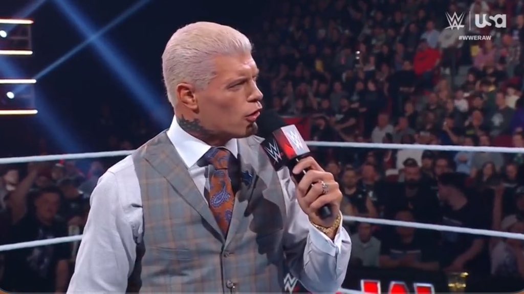 Navtreaks's tweet image. FUN FACT: Cody Rhodes hasn’t had a match on Monday Night Raw in 2 months. 
#WWERaw