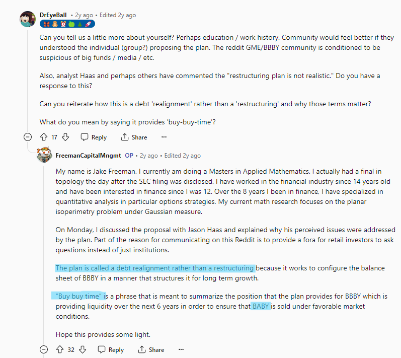 The proposed terms set by Freedom Capital Management LLC were specifically made to protect BBBY & BABY's assets.🛡️

Just going over the FCM 2024 notes for now

⏺️The 2024 T Notes will be guaranteed by all BBBY subsidiaries except for Buy Buy Baby, Inc.
⏺️The 2024 T Notes are