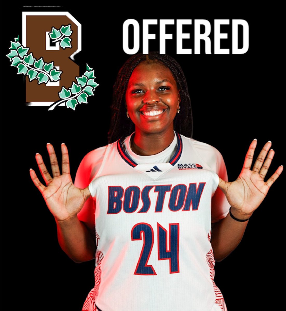 Lady Rivals (@ladyrivals) on Twitter photo Congratulations ‘25 <a href="/colleen_phiri/">colleen phiri</a> on her recent offer from
Brown University <a href="/NEPSGBCA/">NEPSGBCA</a> <a href="/IAMCoachU1/">Ushearnda Rae</a> <a href="/TiltonGVHoops/">Tilton School Girls Varsity Basketball</a> <a href="/HerHoopsNetwork/">Her Hoops Network</a> <a href="/3SSBGCircuit/">3Stripes Select Basketball Girls Circuit</a> <a href="/BashHoopsNE/">Bash Hudson</a> <a href="/InsiderExposure/">InsiderExposure</a> #WEAre.. Congratulations ‘25 <a href="/colleen_phiri/">colleen phiri</a> on her recent offer from
Brown University <a href="/NEPSGBCA/">NEPSGBCA</a> <a href="/IAMCoachU1/">Ushearnda Rae</a> <a href="/TiltonGVHoops/">Tilton School Girls Varsity Basketball</a> <a href="/HerHoopsNetwork/">Her Hoops Network</a> <a href="/3SSBGCircuit/">3Stripes Select Basketball Girls Circuit</a> <a href="/BashHoopsNE/">Bash Hudson</a> <a href="/InsiderExposure/">InsiderExposure</a> #WEAre..