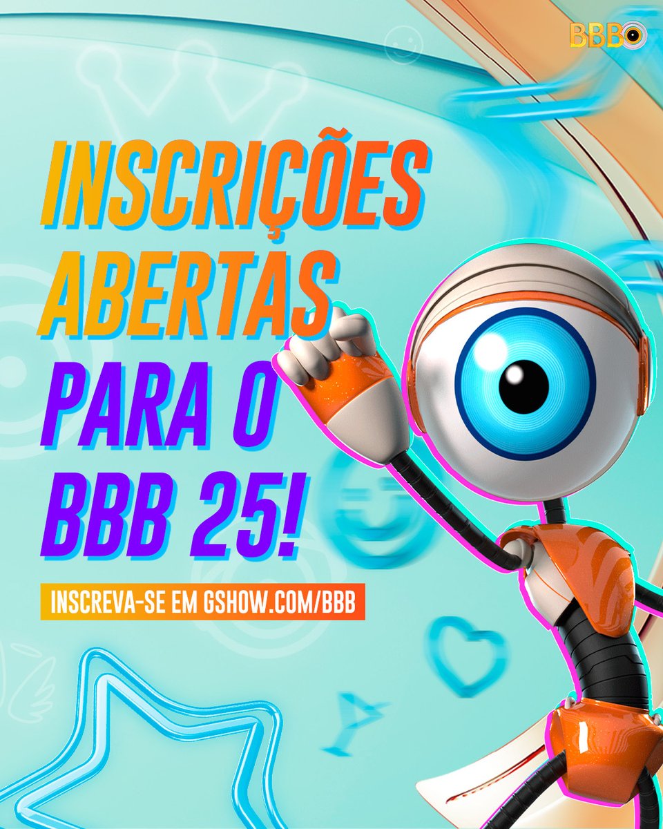 🚨 ATENÇÃO: AS INSCRIÇÕES PARA O BBB25 ESTÃO ABERTAS! 🗣️

Capriche no seu vídeo e inscreva-se no link ➡️ glo.bo/3TZSu9l #BBB24 #RedeBBB