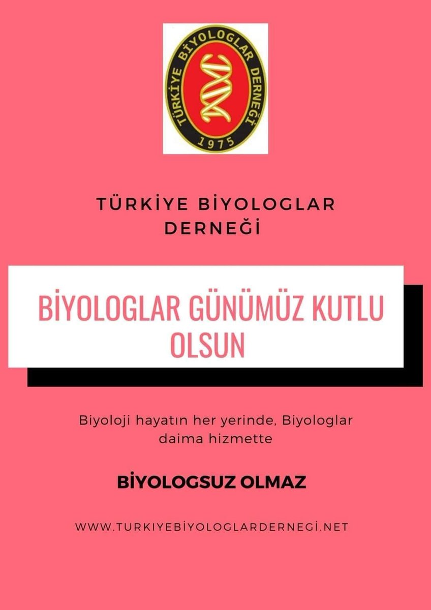 Türkiye Biyologlar Derneği (@turkbioder) on Twitter photo 