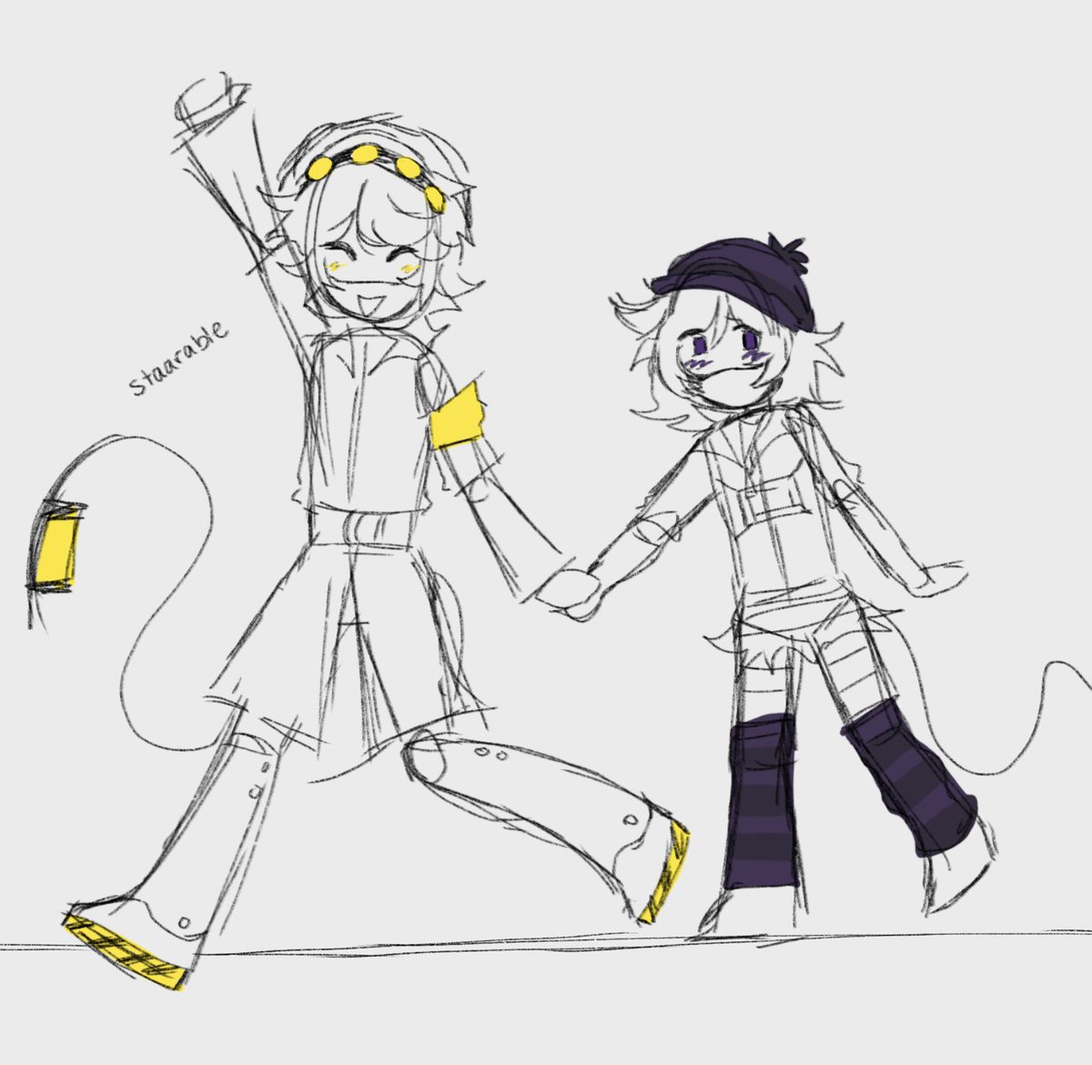 yeusaoo's tweet photo. I can’t stop drawing them #murderdrones #uzidooman #nuzi #N #dissasemblydrone https://t.co/CEiFCIg0K1