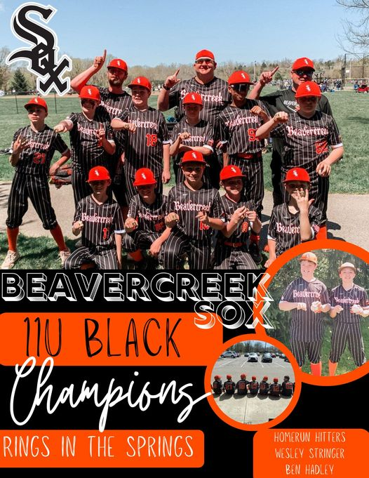 We're thrilled to announce that the Beavercreek Sox 11U Black team, led by Coach Lucas Stringer, secured a remarkable victory in the Rings in the Spring tournament held in Springboro, Ohio.