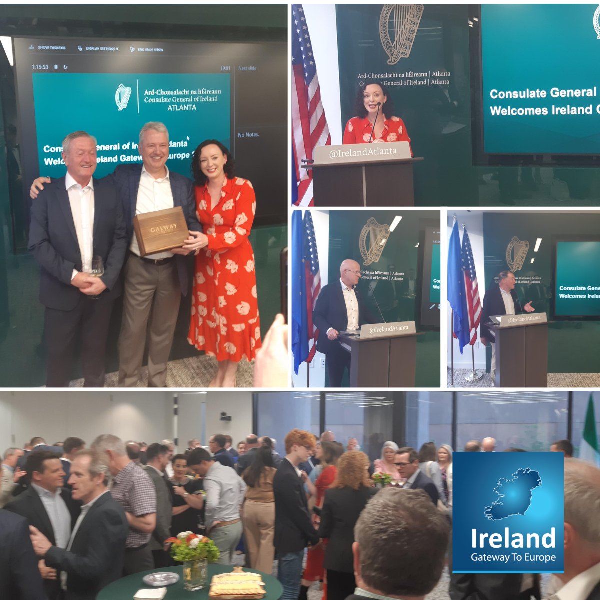 What a great start to our week in the US! Thanks to @CGATLIreland @IrelandAtlanta for hosting us last night for our first event of the week stateside. Great to meet the local Atlanta Business community and make new connections #whyirleand #investinireland #gatewaytoeurope