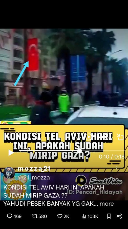 Kita bela Palestina dari kebiadaban Zionis Israel tapi ndak dgn cara menjijikan model akun @21_mozza yg nyebarin HOAX video kejadian gempa di Turki February 2023.👎🏽