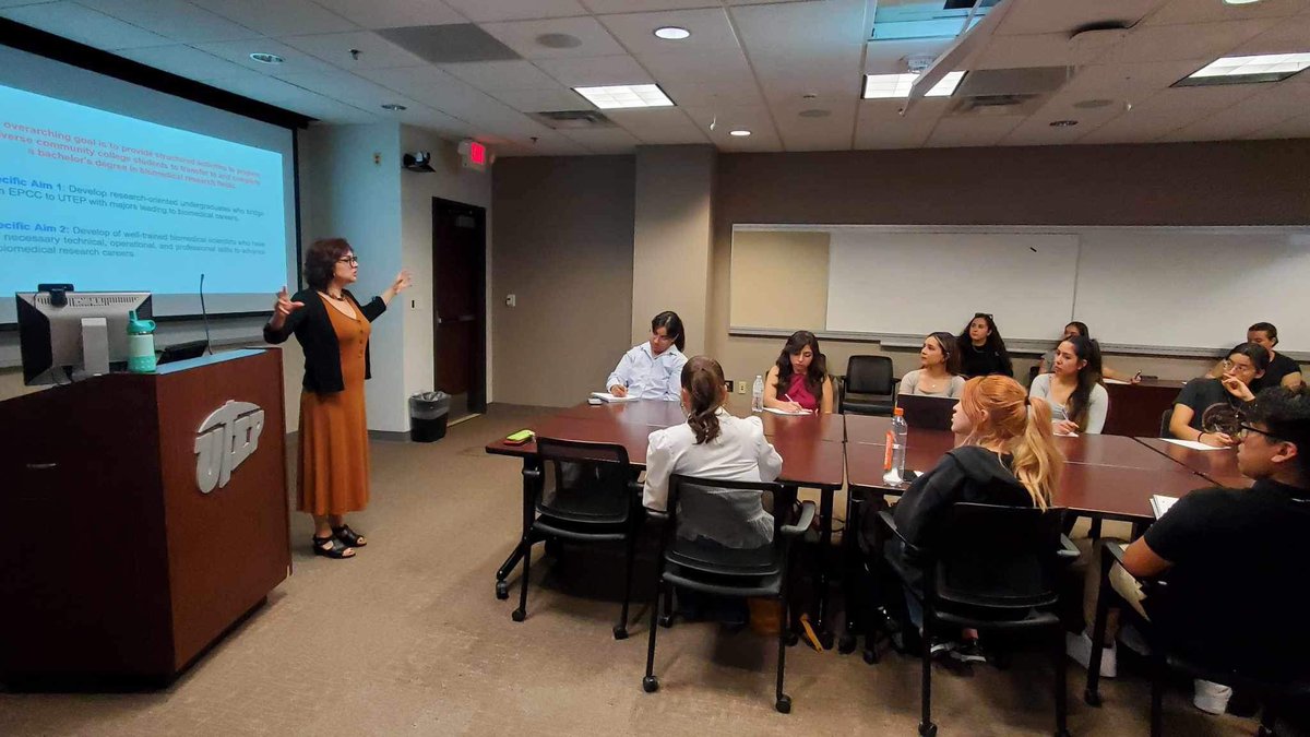 EpccB's tweet photo. Bridges Mentor Symposium 🧫 🧬 🦠 🧠 EPCC Students learned about the amazing biomedical research opportunities offered by the Bridges Program at UTEP. 🧪 🔬 https://t.co/GU7BVXTF8D