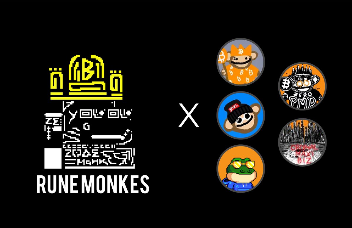 Rune_Monke's tweet photo. We add new communities to our WL
Puppets-PMB-RunePups-OMB-Frogs
Runestone Runepunks NodeMonkes.

This will be AUTOMATIC and all holders will receive WL. We will take a snapshot there's no need to do anything, you just have to be on mint day.

What community should we add to WL? https://t.co/KtFYKJavQh