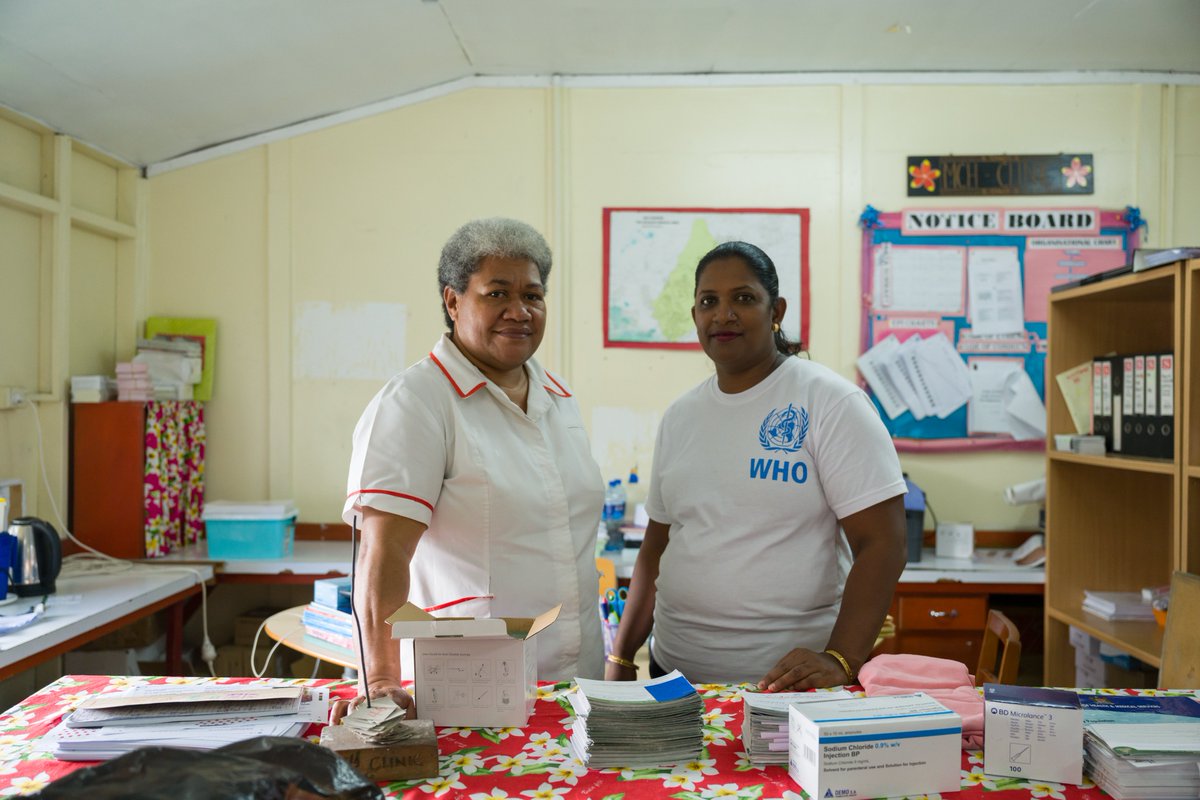 .@WHO works with #Fiji 🇫🇯 to promote and protect the health of all Fijians. Our collaboration is essential for tackling noncommunicable diseases, preparing for the next health emergency, building stronger health systems, and responding to the health impacts of #ClimateChange.