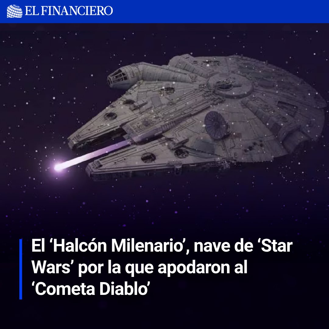 Además de ser el nombre de una de las naves más famosas de #StarWars, el #HalcónMilenario es un cometa que se puede ver sin necesidad de un telescopio.🧵⤵️