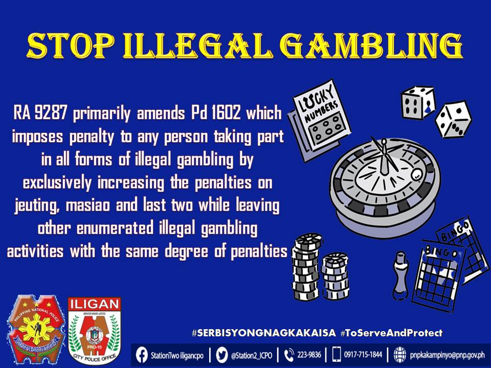 STOP ILLEGAL GAMBLING
#ToServeandProtect
#BagongPilipinas 
#SerbisyongCARDO 
#SerbisyongMayPuso
