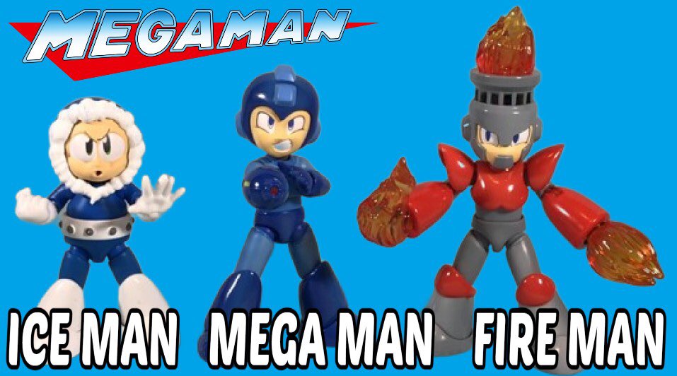 New Video! Ice Man, Mega Man & Fire Man Review - Jada Toys youtu.be/7Bc4aMoLnw0 #MegaMan #Rockman #JadaToys