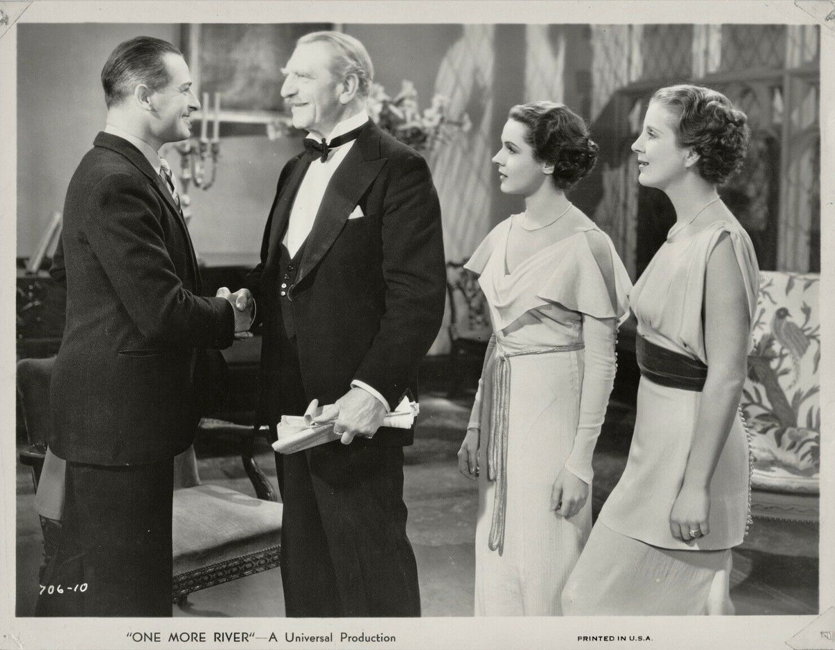 CellyNostalgie's tweet photo. #nw One More River (1934, Whale). With Diana Wynyard, Colin Clive, Frank Lawton, Jane Wyatt, Mrs. Patrick Campbell, Reginald Denny, Henry Stephenson, C. Aubrey Smith, Lionel Atwill, Alan Mowbray, Gilbert Emery, Kathleen Howard, E.E. Clive, Robert Greig, 'Snub' Pollard &amp; more. https://t.co/GGepSH4011