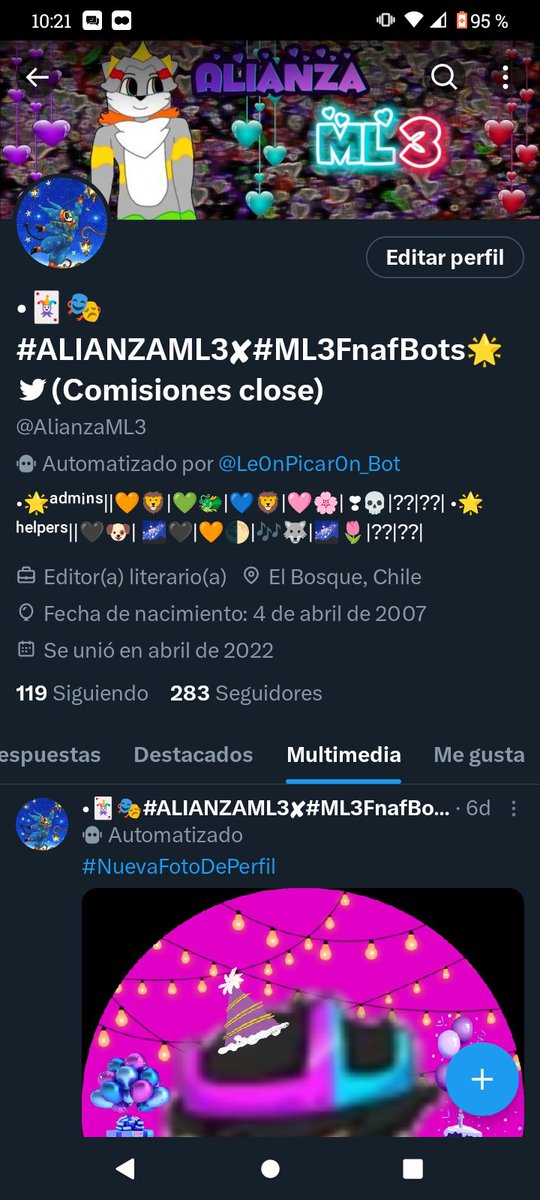 •🩵🐾:#ALIANZAML3🌟☄️✘📹🎞#M͙L͙3͙M͙o͙v͙i͙e͙s͙🎥🎬 tweet media