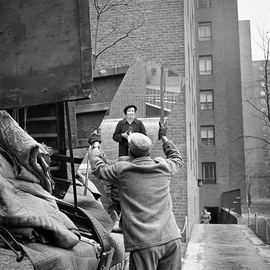 Vivian Maier Autorretrato en Nueva York, 1955