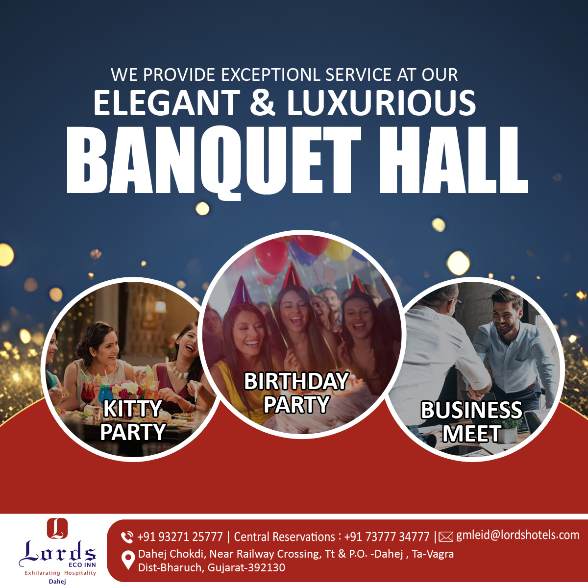 Make your Indian wedding unforgettable with our luxurious banquet services. From elegant décor to mouthwatering cuisine, we'll work with you to create an experience that's uniquely yours.

#businessmeeting #birthdayparty #kittyparty #weddingday