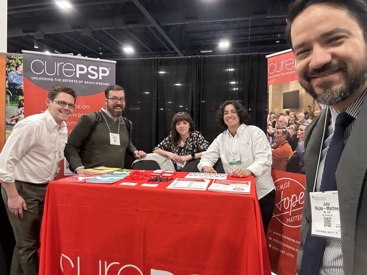 JulioCRojas10's tweet photo. Always an honor to meet the most influential disease advocacy groups for neurodegenerative diseases on the planet. Thank you for your work 🙏🏼
#AAN2024 
@CurePSP 
@AFTDHope 
@alzassociation https://t.co/9JK7EEEDOw