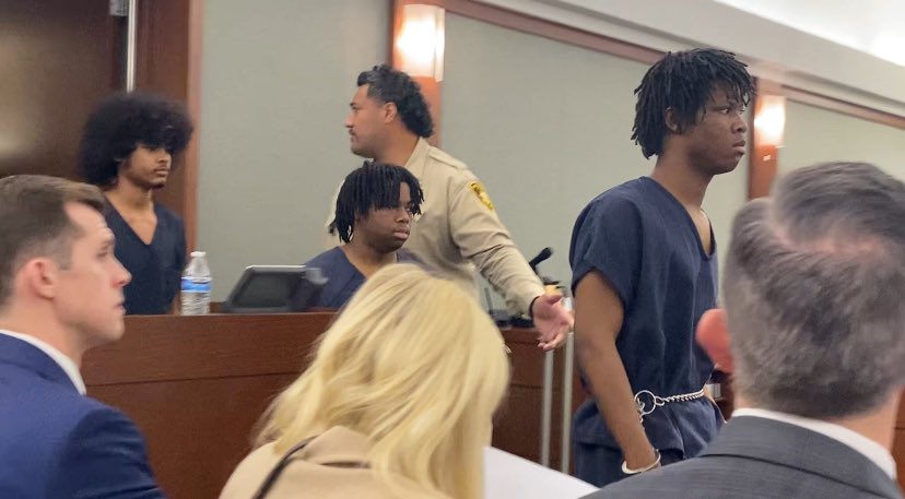 CristenDrummond's tweet photo. A judge denies a Petition for Writ of Habeus Corpus filed by the defense  attorneys representing four teenagers accused in the deadly beating of  #LasVegas 17-year-old Rancho High School student, Jonathan Lewis. 

The decision came more than a month after the hearing, where attorneys argued there was insufficient evidence to indict their clients, who are charged with second degree murder and conspiracy. 

A jury trial is set for August 19.