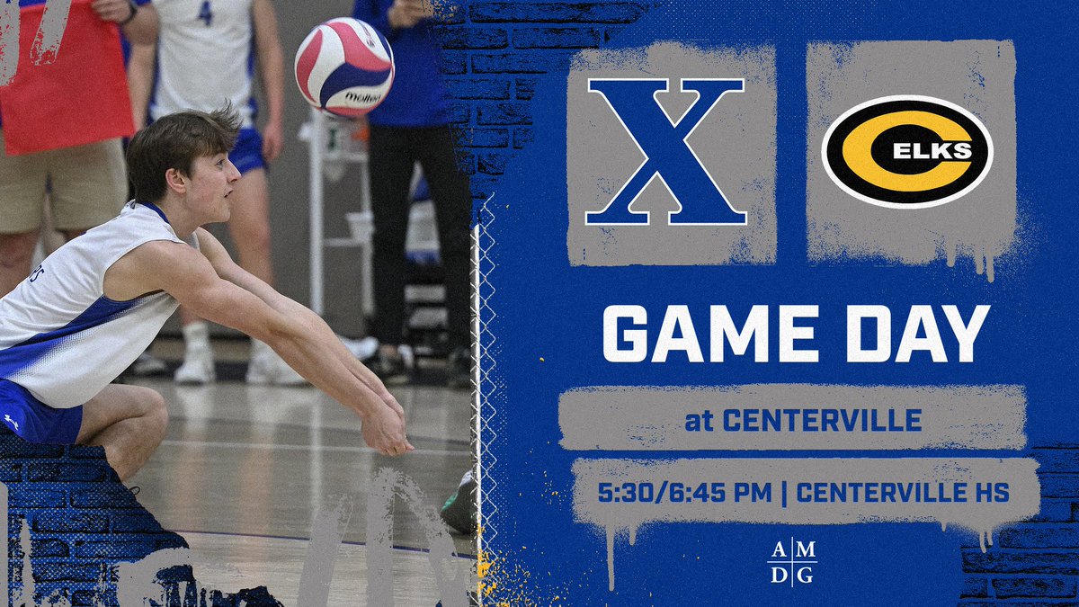 🏐 | GAME DAY @StxVolleyball takes another trip up north to face a familiar opponent, the Centerville Elks! Game times are set for 5:30/6:45pm at Centerville HS this evening. 🎟 - shorturl.at/sFGL4 📺 - shorturl.at/hGWX9 #GoBombers | #AMDG