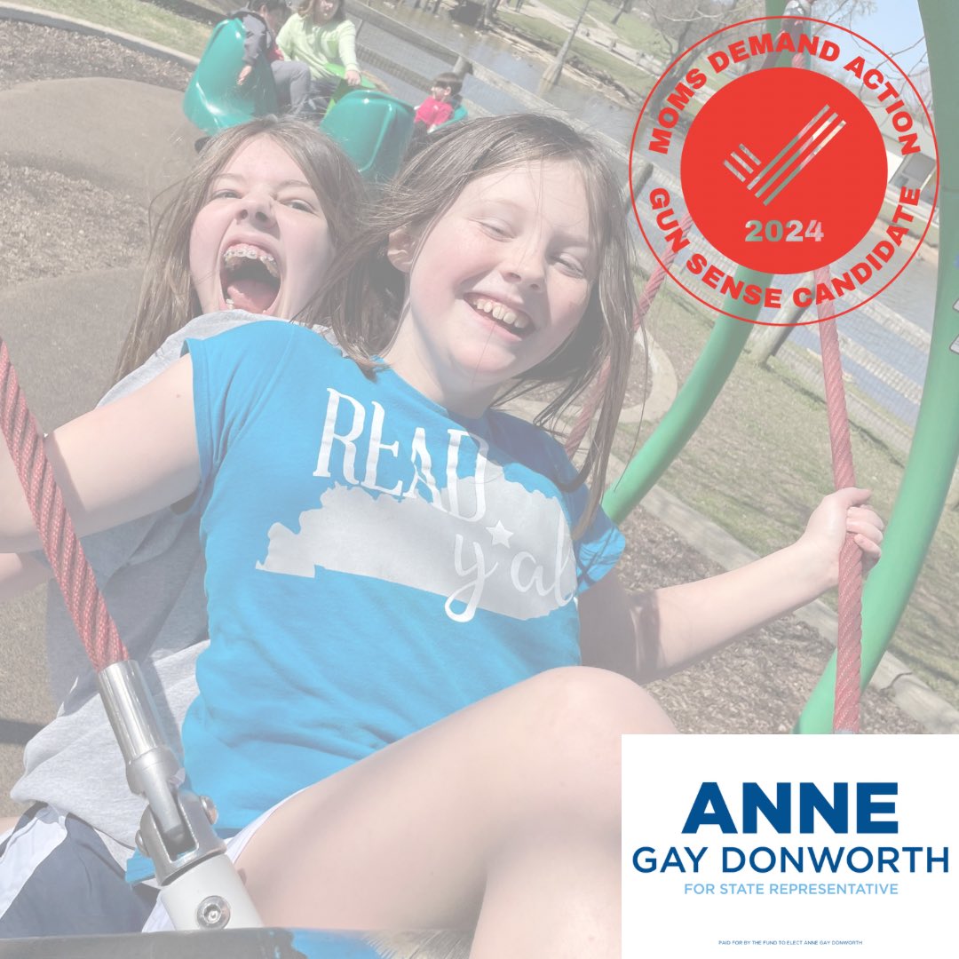 I am a proud Moms Demand Action for Gun Sense in America Gun Sense Candidate because our children deserve joy, not fear. 

#anneforky #commonsensegunlaws #gunsafety